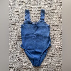Blue Lace Bodysuit